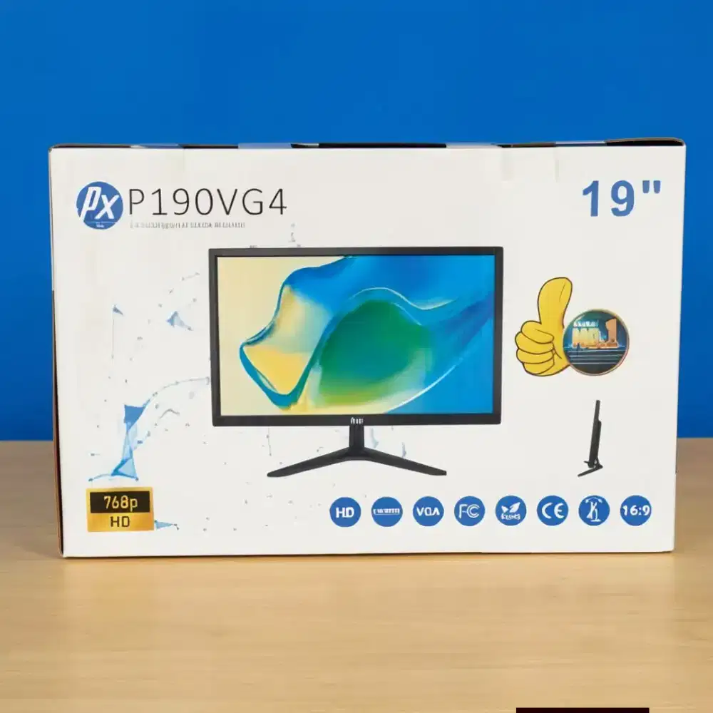 Monitor Pixel PX P190VG4 — Jernih, Nyaman & Stylish!