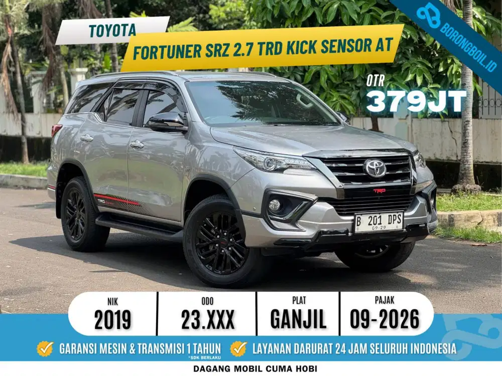 LOW KM !! FORTUNER SRZ 2.7 TRD KICK SENSOR 4x2 AT 2019