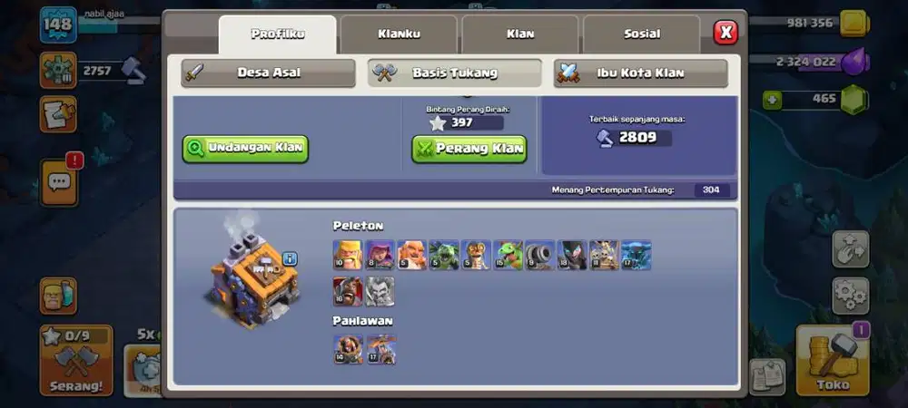 Juan akun coc murah