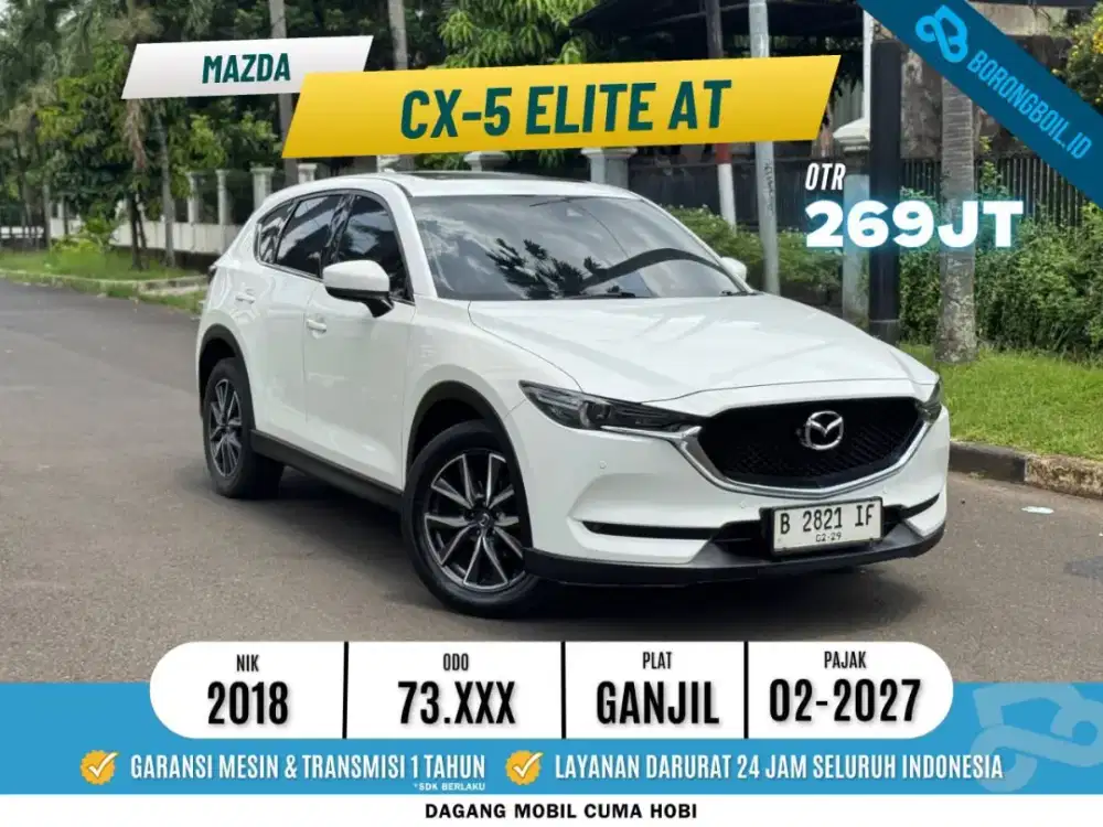 Mazda CX5 Elite at 2018 Snowflake White Pearl Mica
