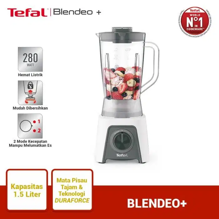 TEFAL Blender Uno Rotate Blendeo+ Rotate BL2C2 1.5L Low Wat Baru Segel
