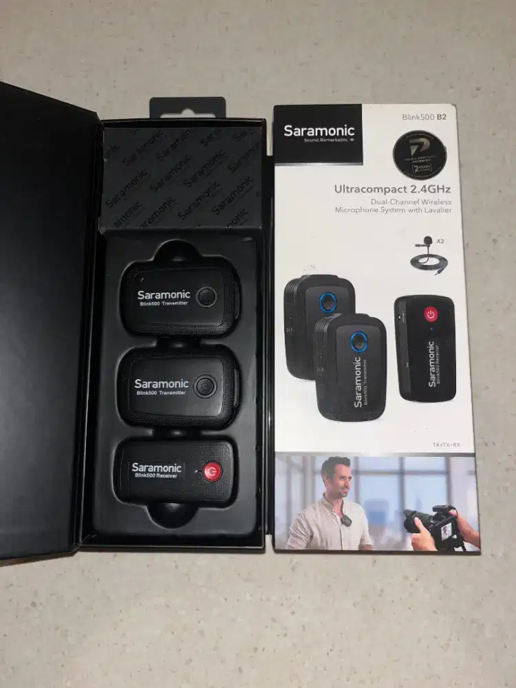 Mic Wireless Saramonic Blink500 B2 Original Fullset