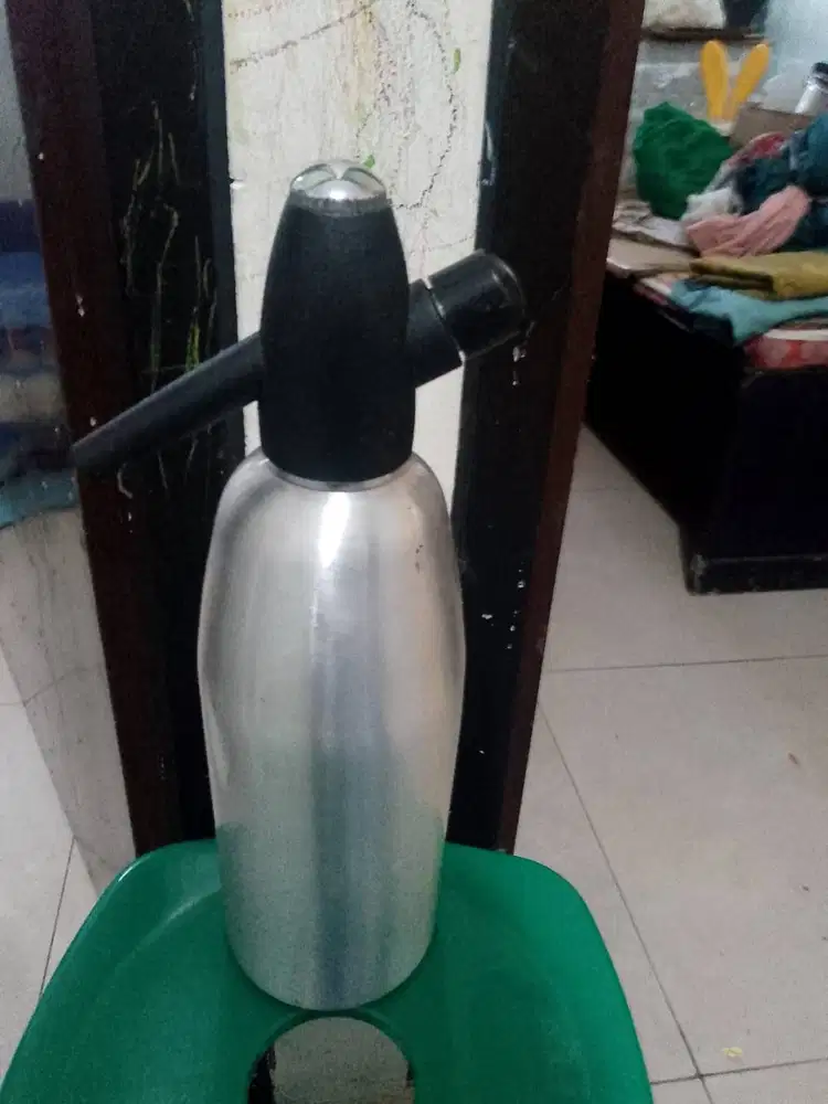 Pembuat Air Soda Rumahan (Soda Siphon) Aluminium 1L (Est) - Pre-owned