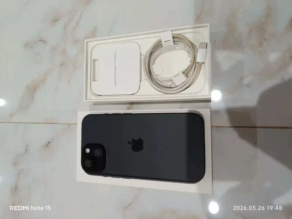Apple iPhone 15 128GB EX iBox Like New No Minus Fullset Original