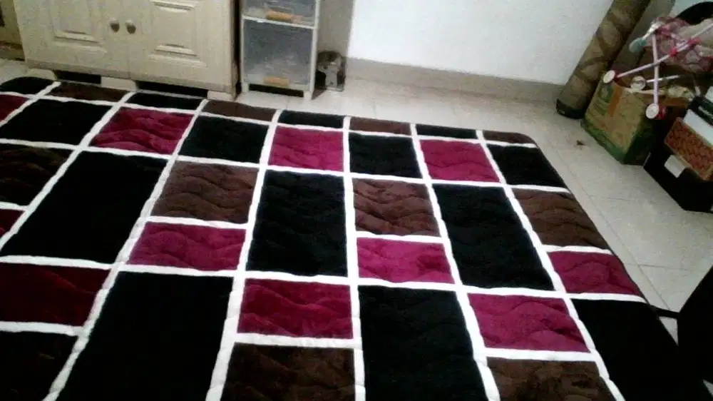 jual karpet bahan bulu tipis