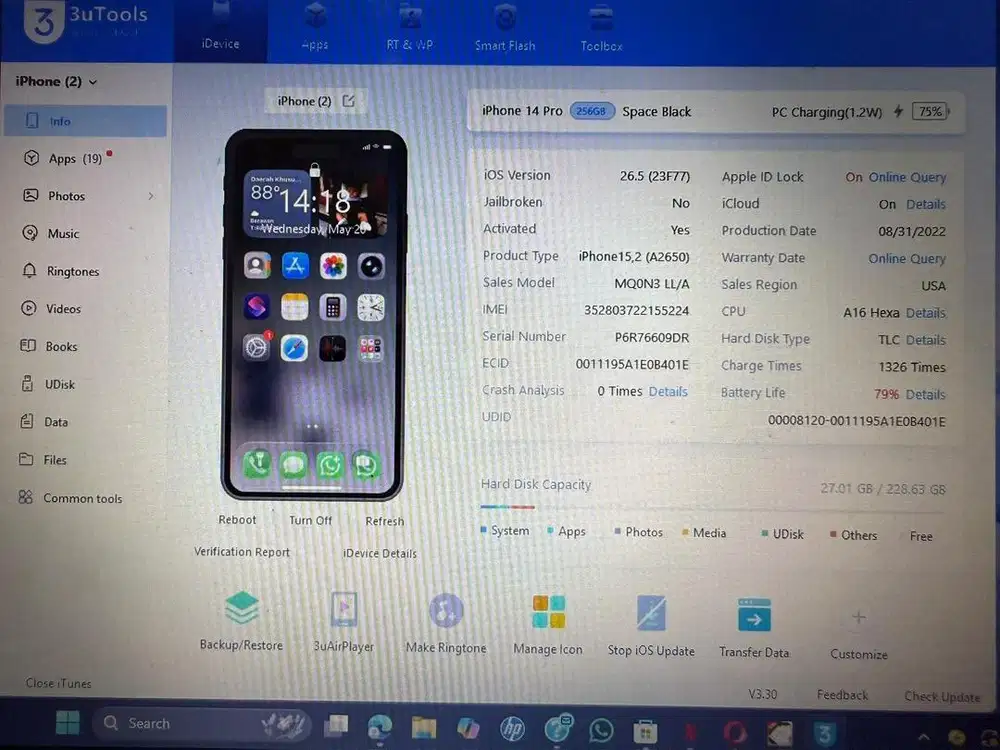 iPhone 14 PRO 256gb Fullset INTER