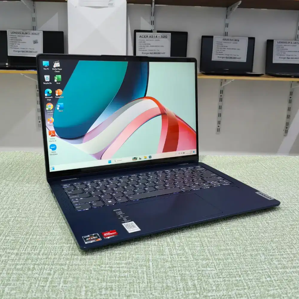Laptop Second LENOVO IP FLEX 5 Ryzen 7 7730U SSD 1 TB + Free Webcam