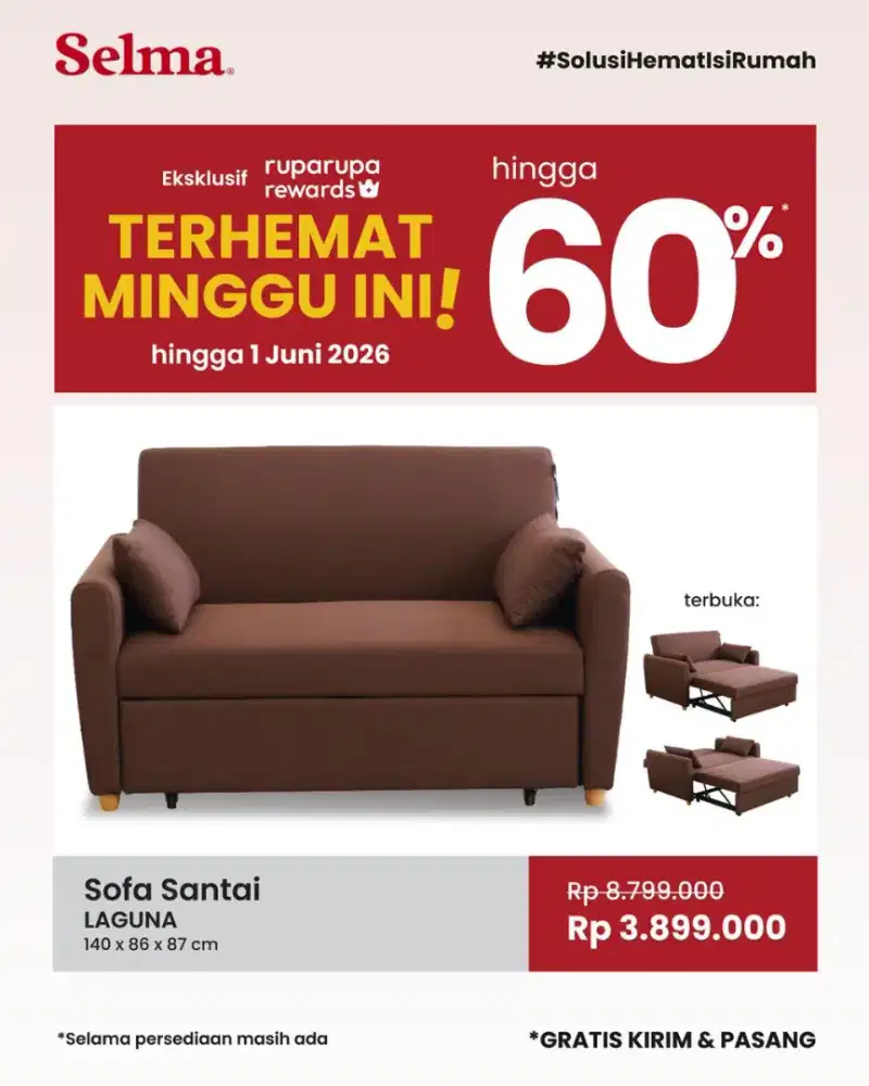 Promo Sofa Sleeper - Laguna