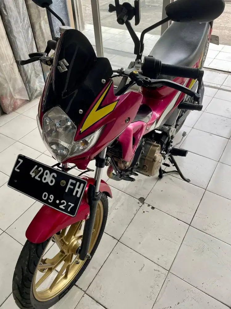 Dijual Satria FU 2012 Warna Merah Hitam