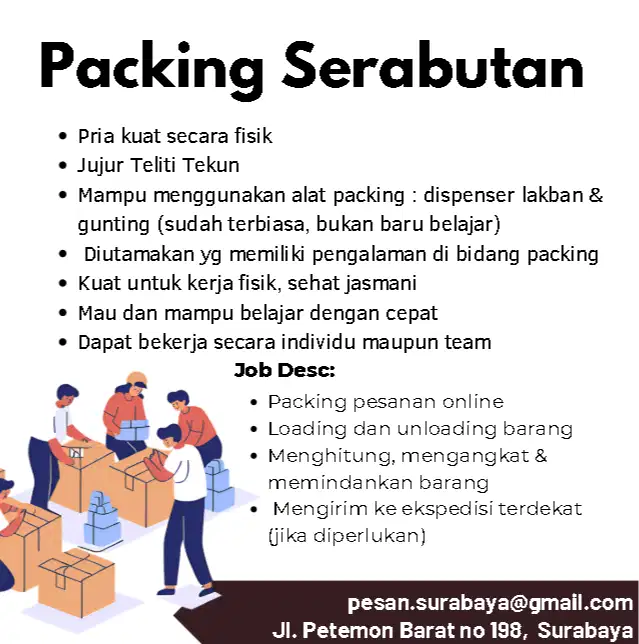 PACKING SERABUTAN GUDANG