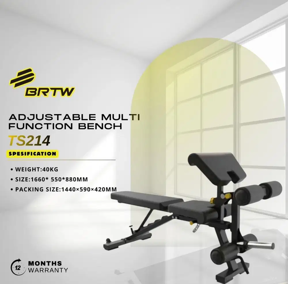 ADJUSTABLE MULTI FUNCTION BENCH TS214