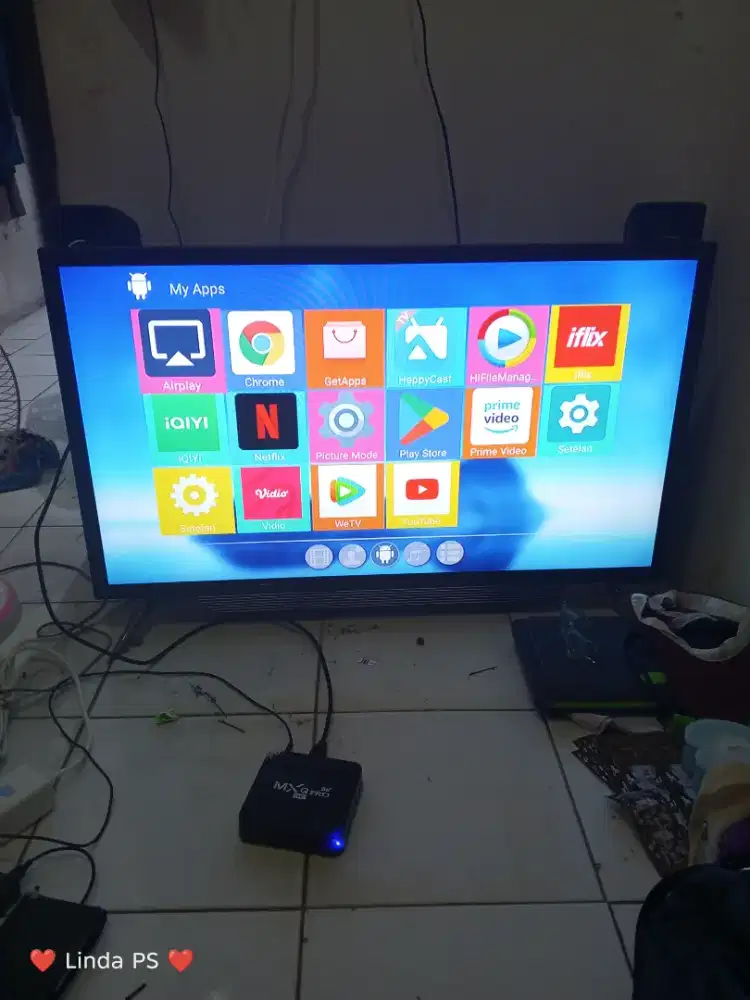 BU lcd tv sharp 24 sdh android tv youtube & chanel luar neger lanjay