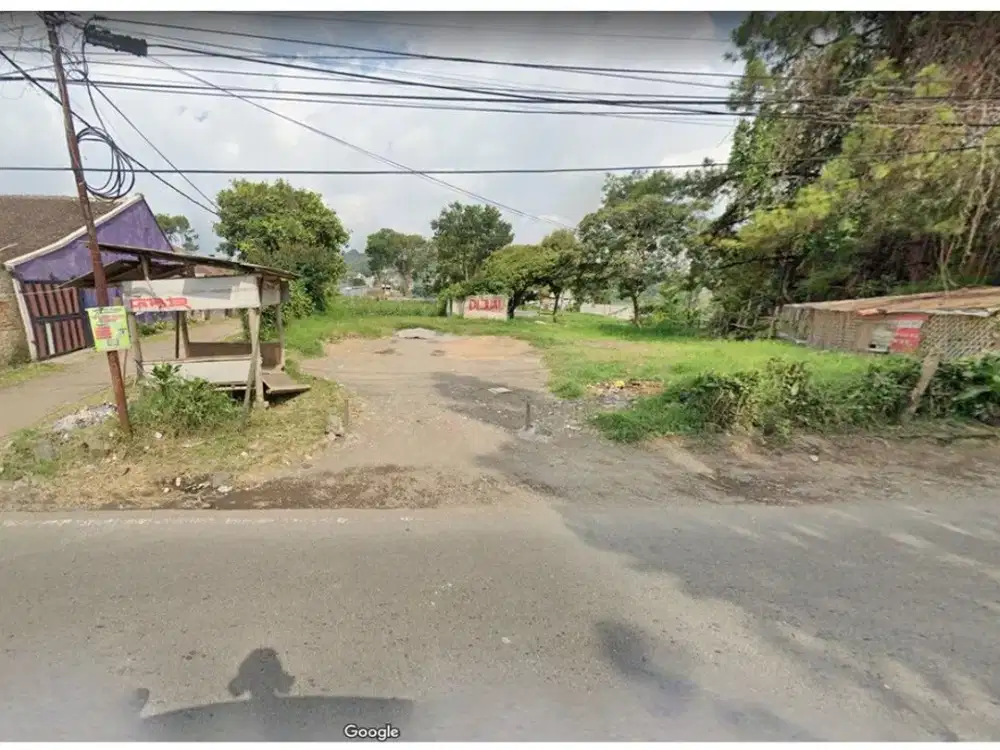 dijual tanah siap bangun pinggir jalan raya kol masturi cikahuripan lembang cocok utk usaha 3800m2