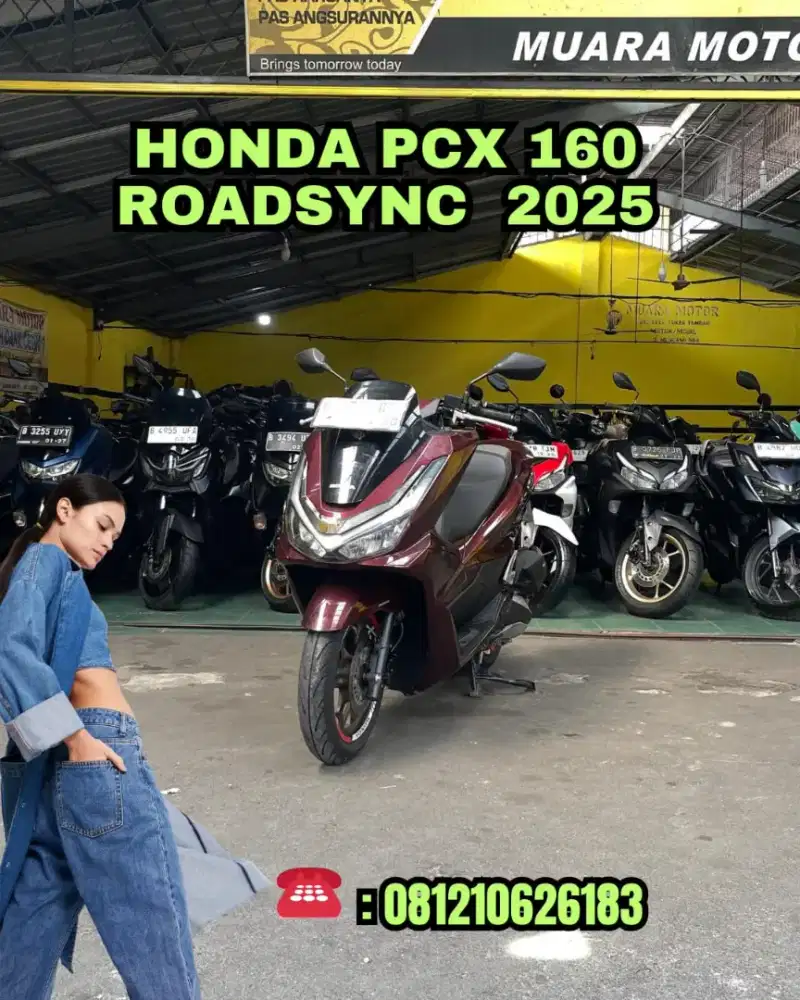 Honda PCX 160 ROADSYNK  TAHUN 2025 KOMPLIT