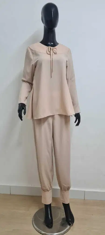 Baju wanita set premium pitch, setelan wanita baju dan celana panjang
