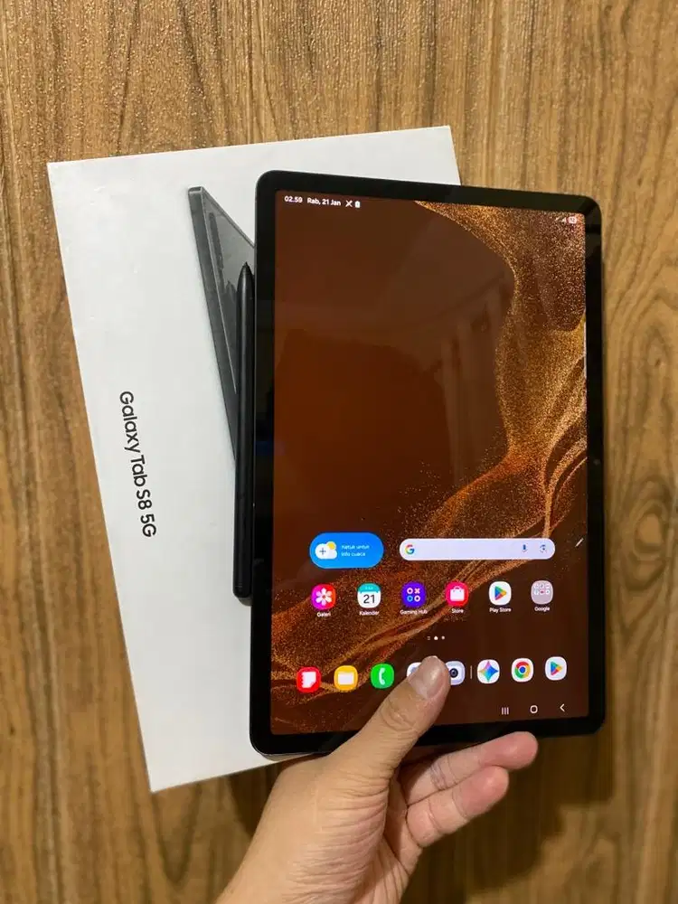 Samsung Tab S8 8/128gb 5G resmi