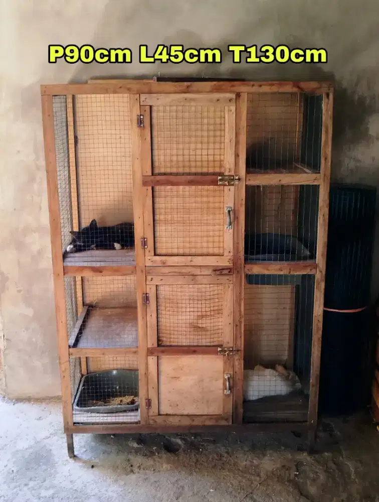 Kandang kucing tingkat