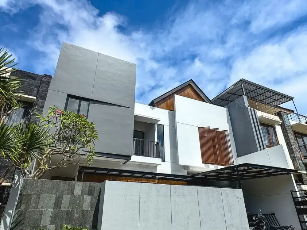 RUMAH MODERN CONTEMPORARY 2 LANTAI DI KAWASAN TAMAN MUMBU BENOA NUSA DUA BALI