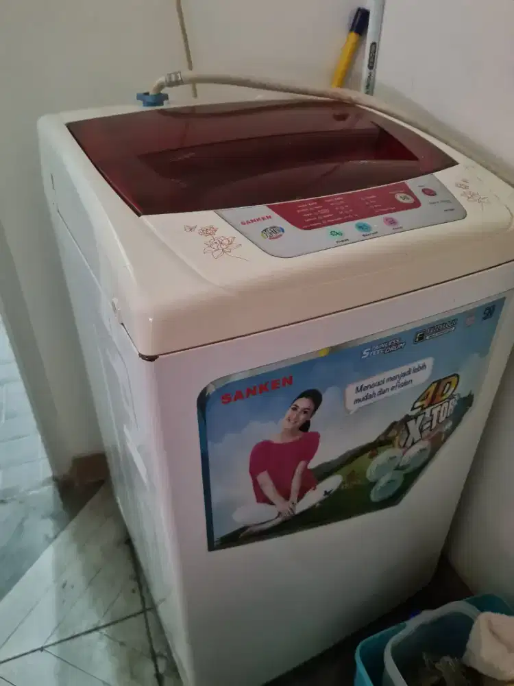 Mesin Cuci Sanken 8kg - Bekas