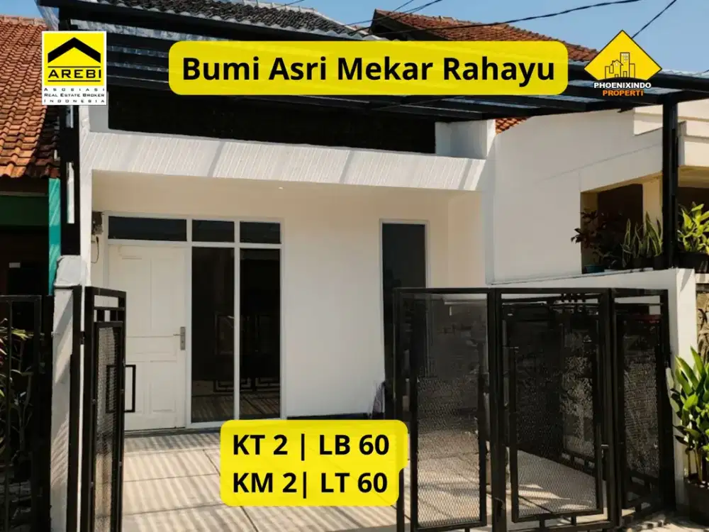 Dijual Rumah Baru 2 Lantai di Bumi Asri Mekar Rahayu Minimalis Modern | SHM