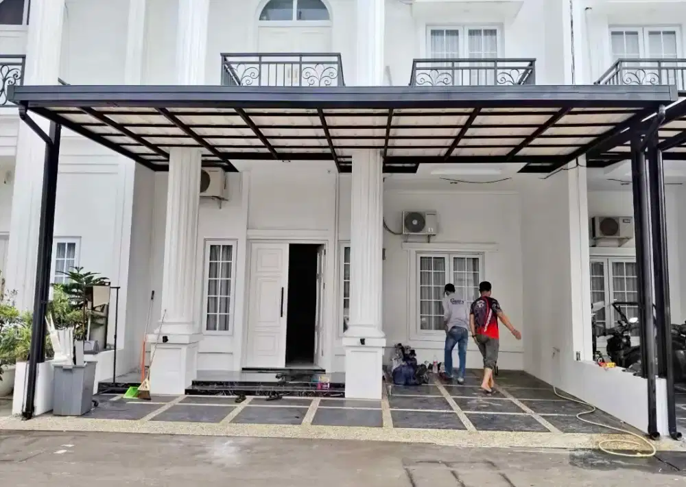 Kanopi baja ringan dan garasi