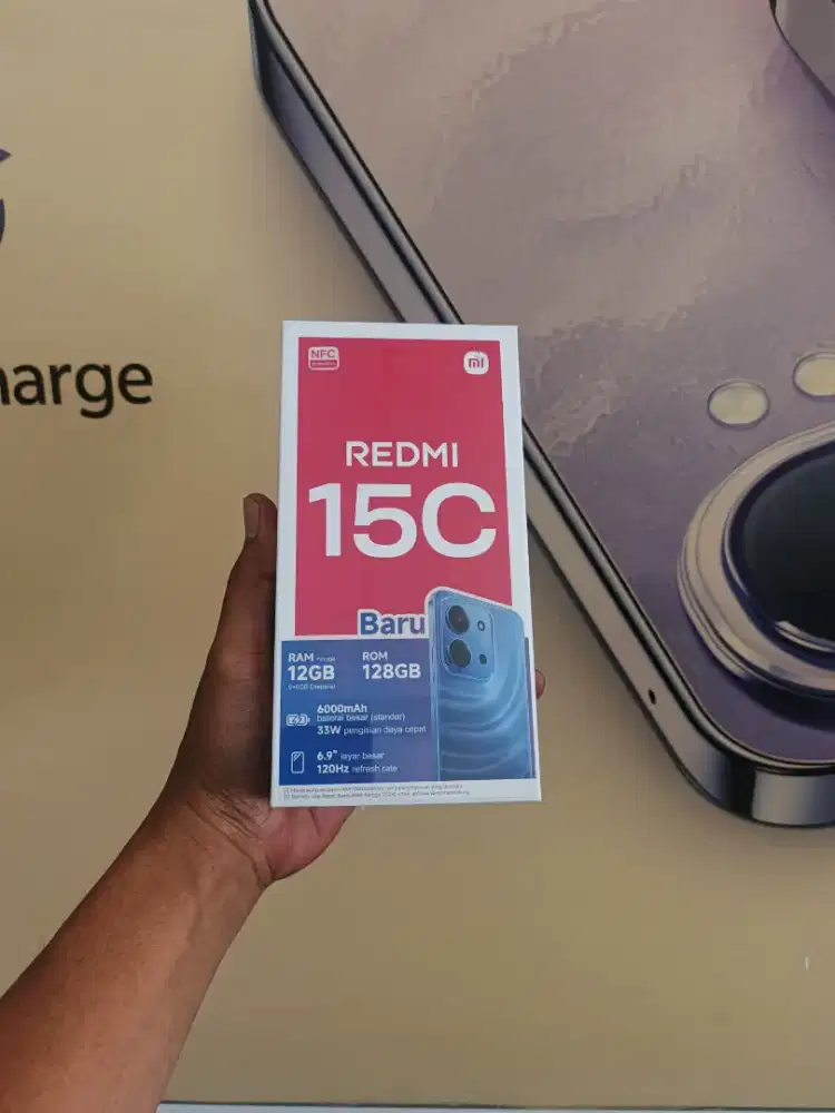 [ Fast respon WA ] Xiaomi Redmi 15C NFC 6+6/128 Garansi resmi 15bln