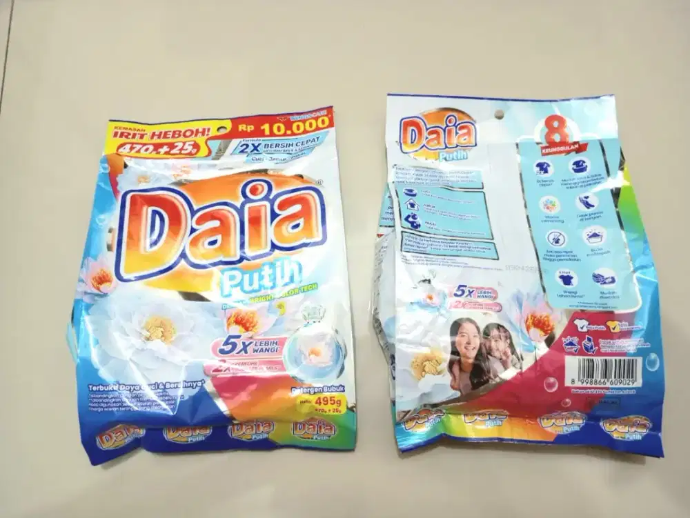 Daia detergen bubuk 470gr + 25gr