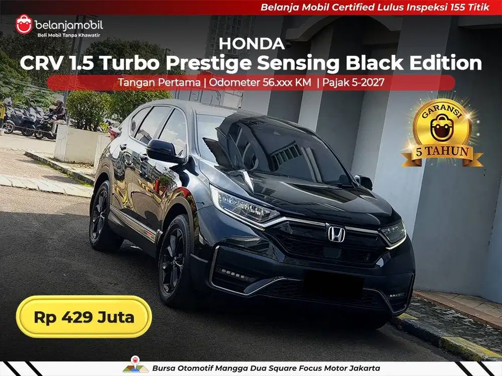[ BLACK EDITION ] Honda CRV CR-V CR V 1.5 Turbo Prestige 2023 2024