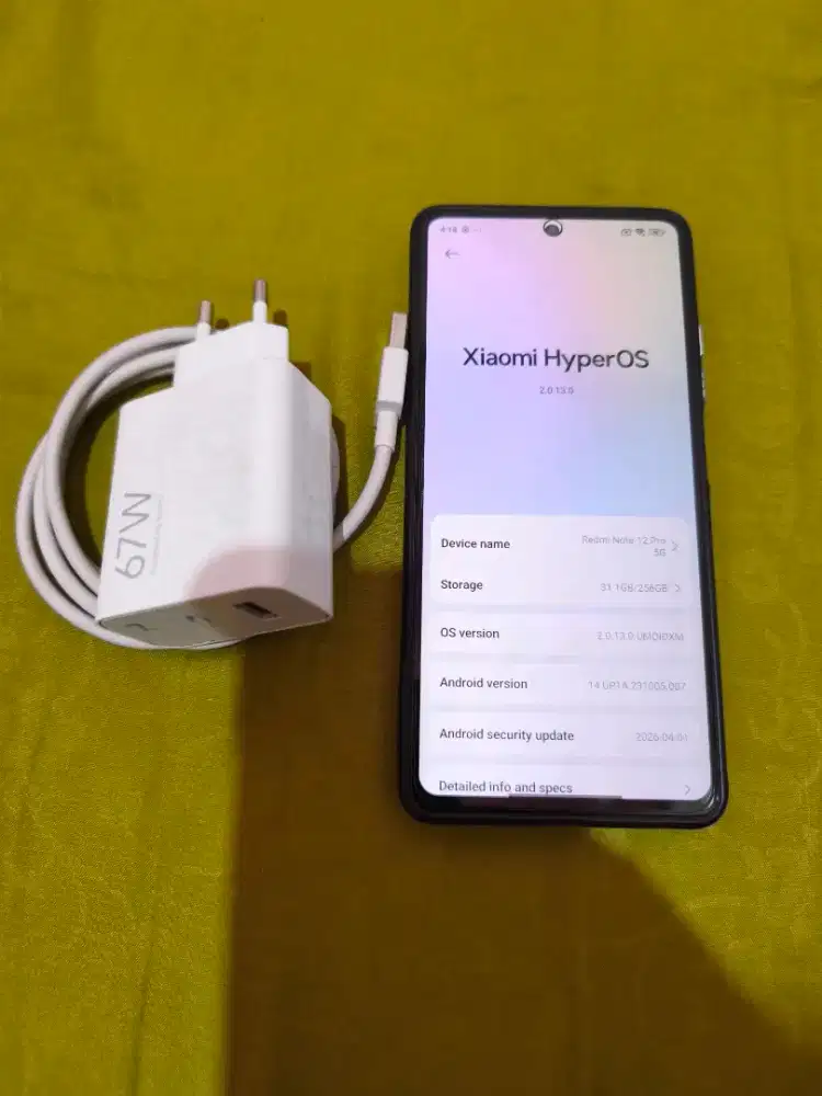 Xiaomi Redmi note 12 pro 5g 8/256