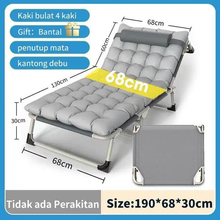 Wartley Kursi Malas Kursi Rebah Kursi Santai Kasur Bantal