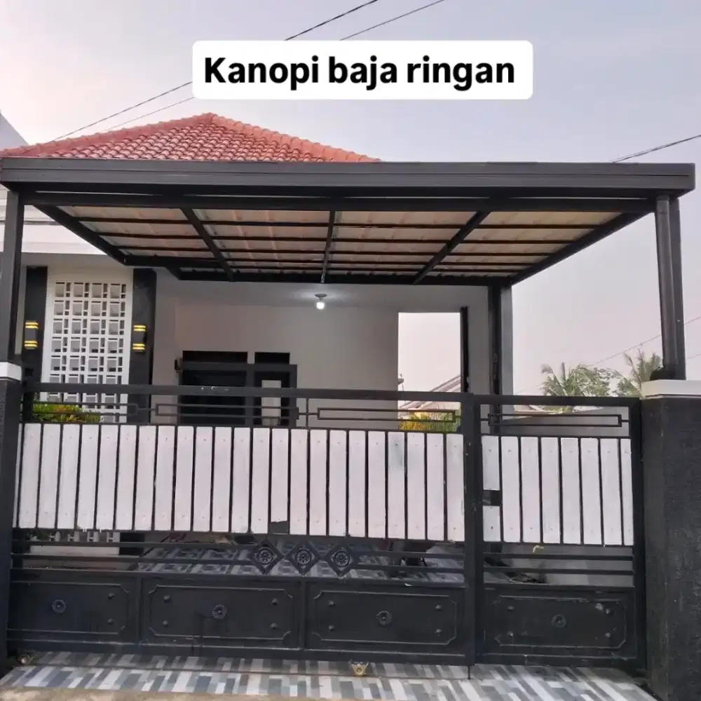Kanopi baja ringan cardoba atap alderon single