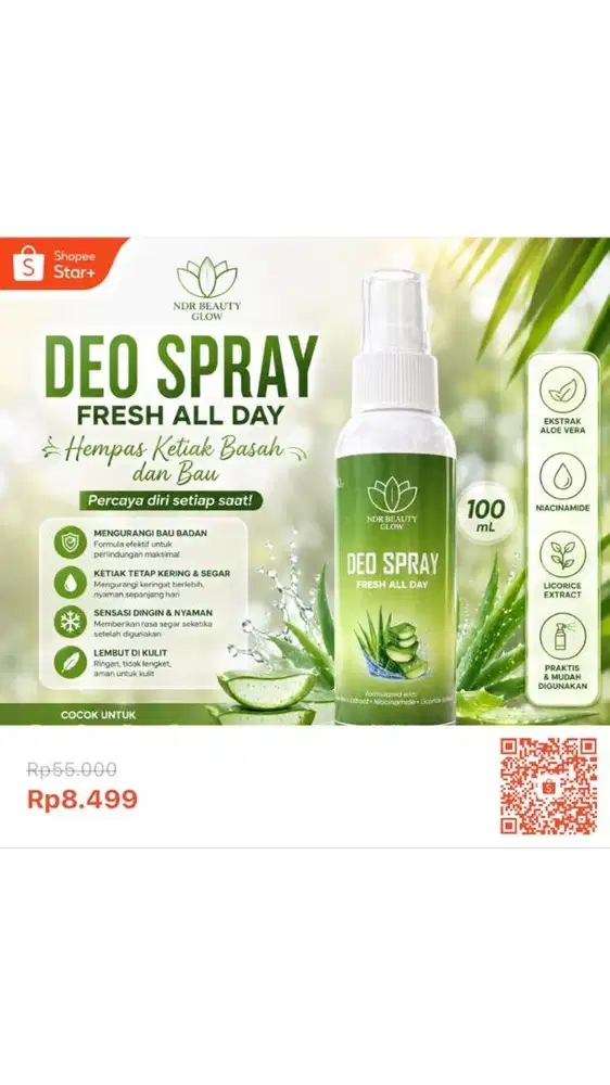 Deo Spray tawas