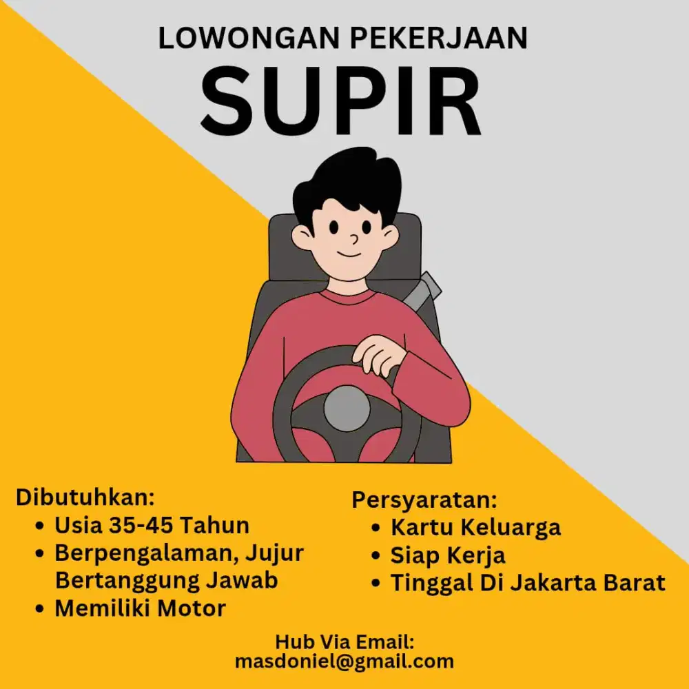 Dibutuhkan Driver
