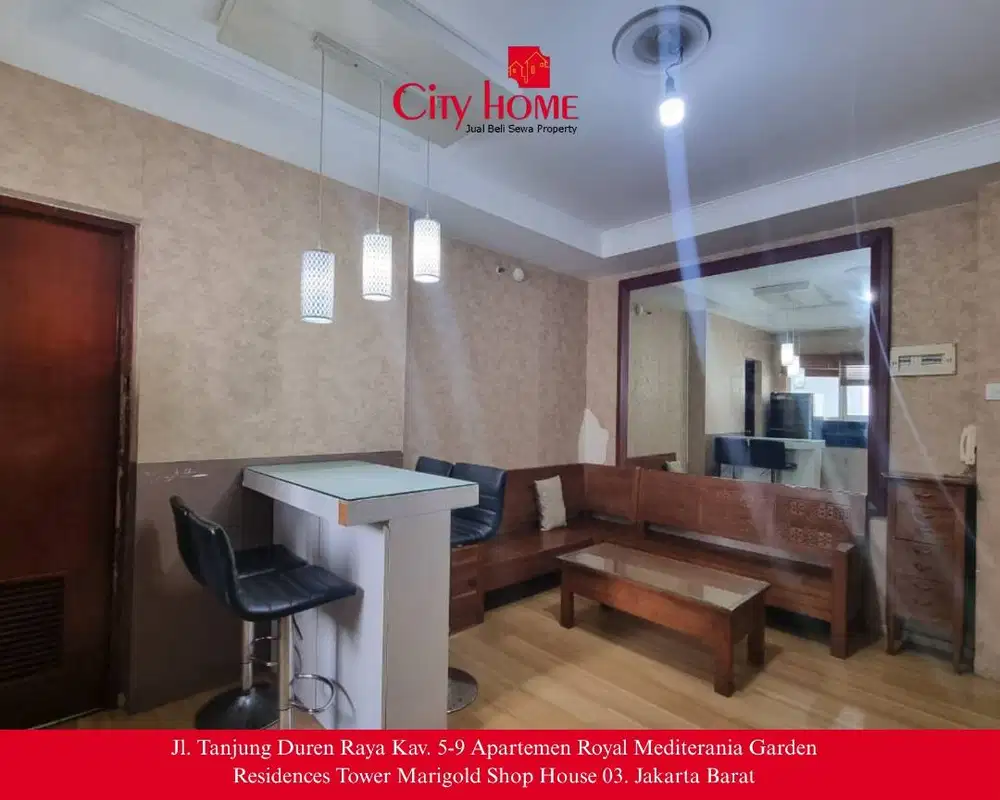 Siap Huni, Apartemen 2 Kamar Furnished di Medit 1, Jakarta Barat