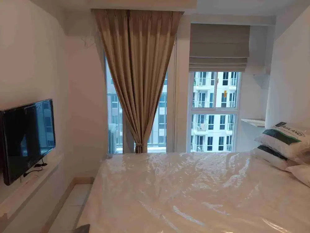 DISEWAKAN APARTEMEN TOKYO RIVERSIDE STUDIO FURNISH SIAP HUNI PIK2
