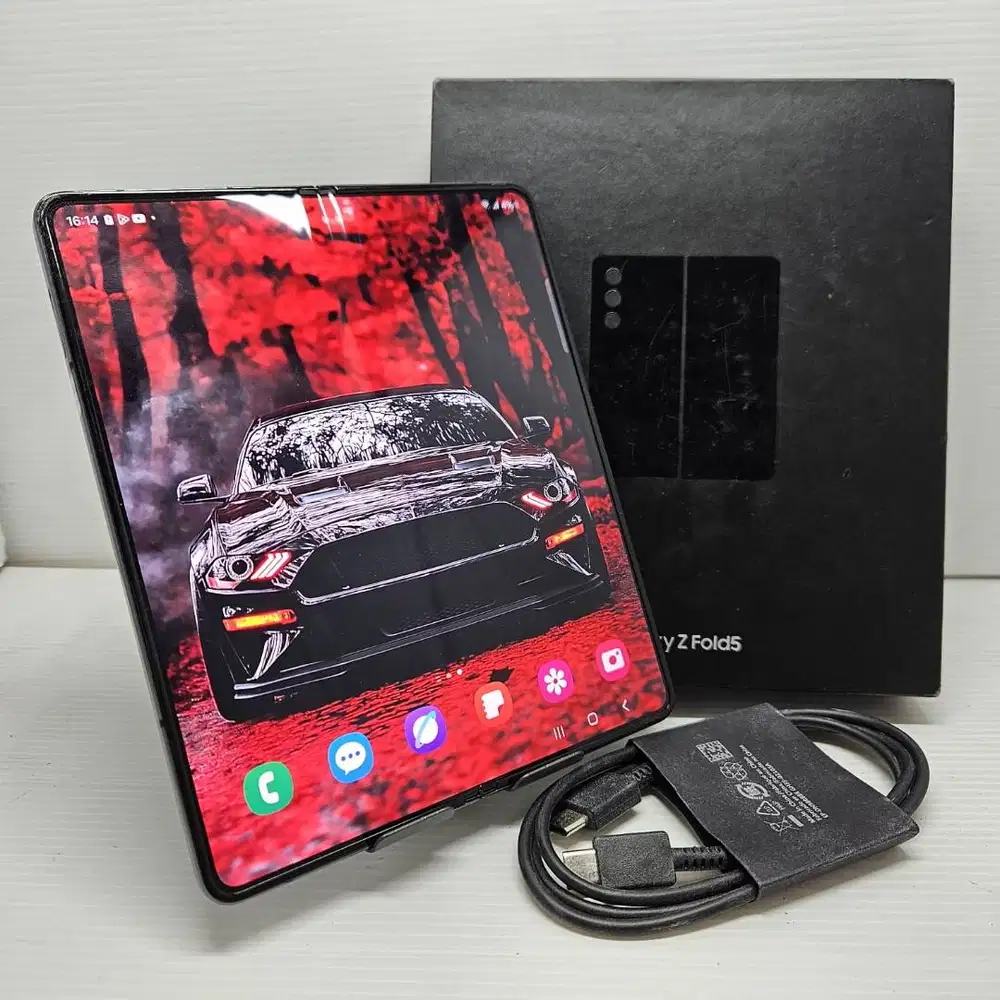HOT SALE!! SAMSUNG GALAXY Z FOLD 5 5G 12/256 BLACK EX SEIN NO MINUS LE