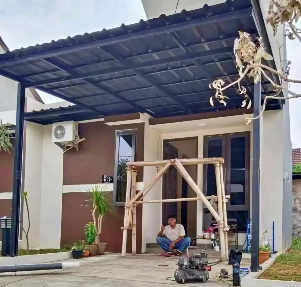 Jasa pasang kanopi baja ringan