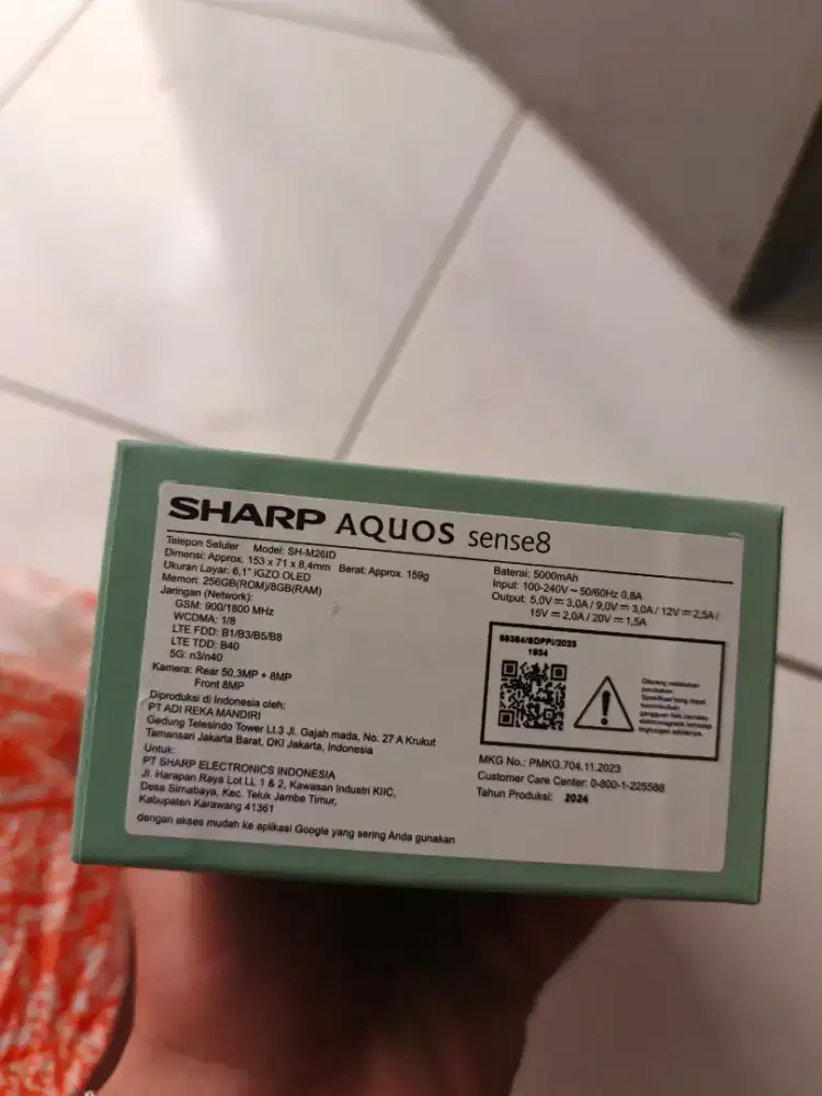 Sharp Aquose Sense 8