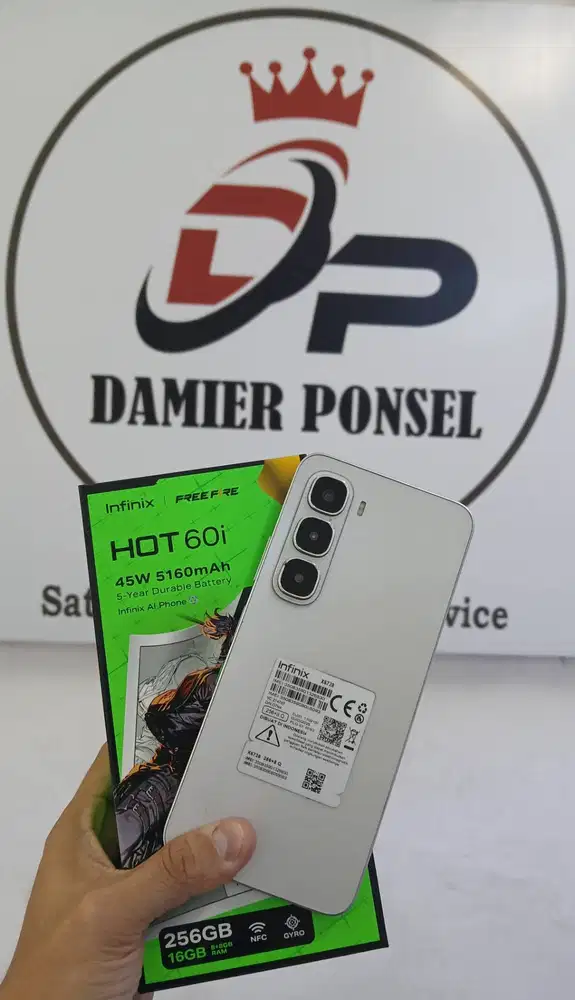 INFINIX HOT 60i (8/256) GARANSI S/D AGUSTUS 2026