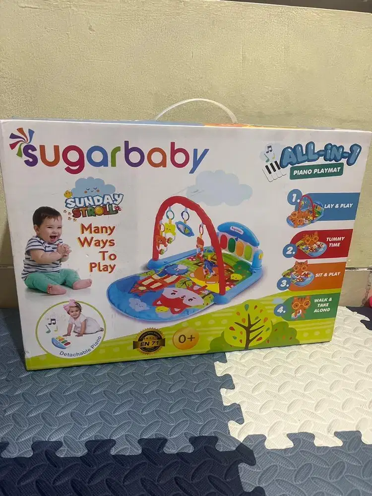 Sugarbaby All In 1 Piano Playmat Baby Gym