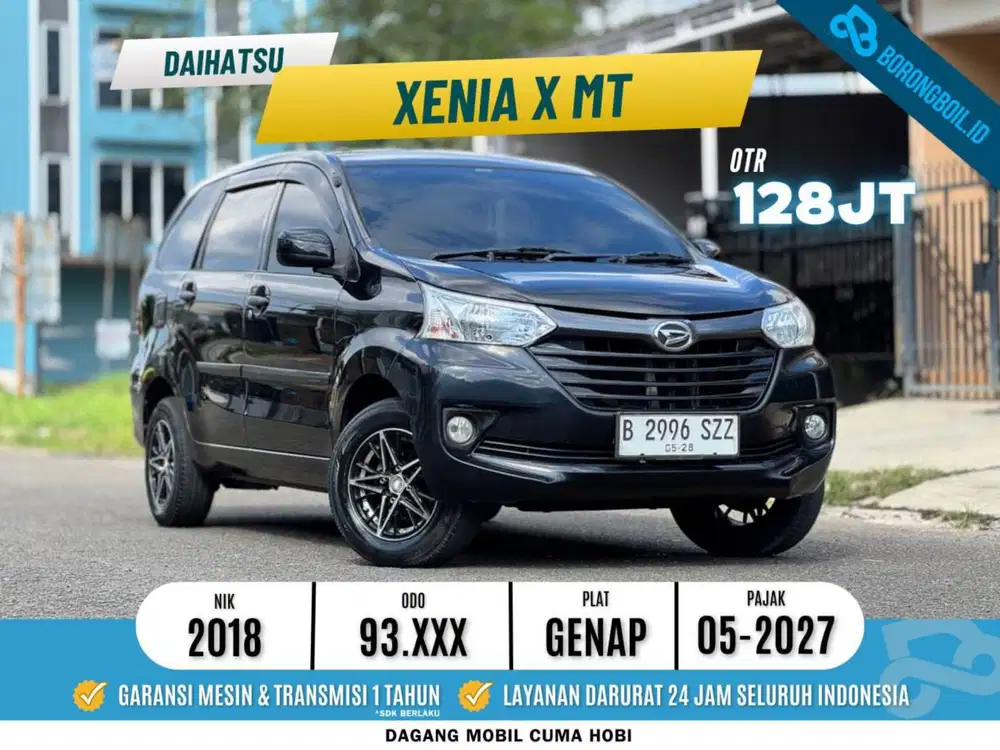 Xenia X MT 2018 Hitam