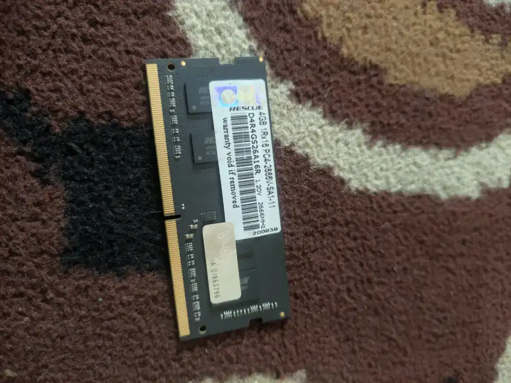 Ram laptop vgen rescue 4gb ddr4 sodimm
