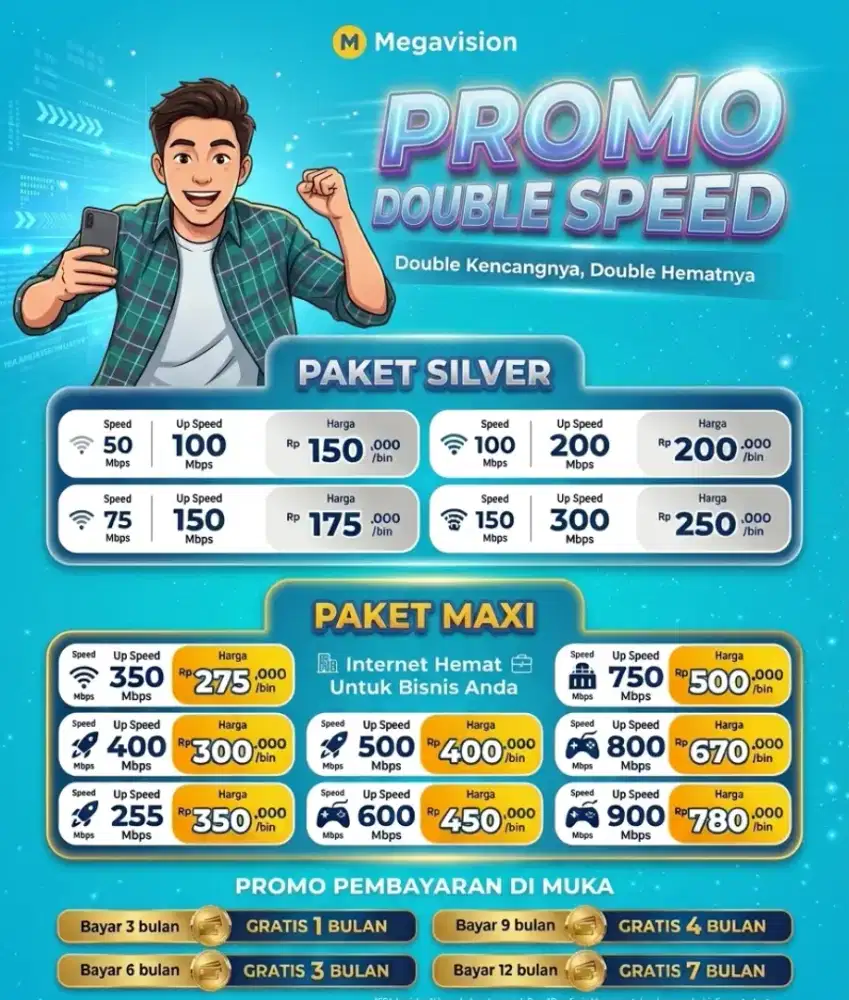 Internet megavision 100rban 100mbps