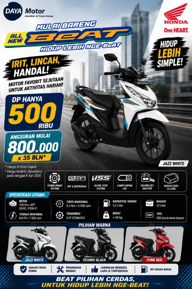 Promo Motor Honda Beat