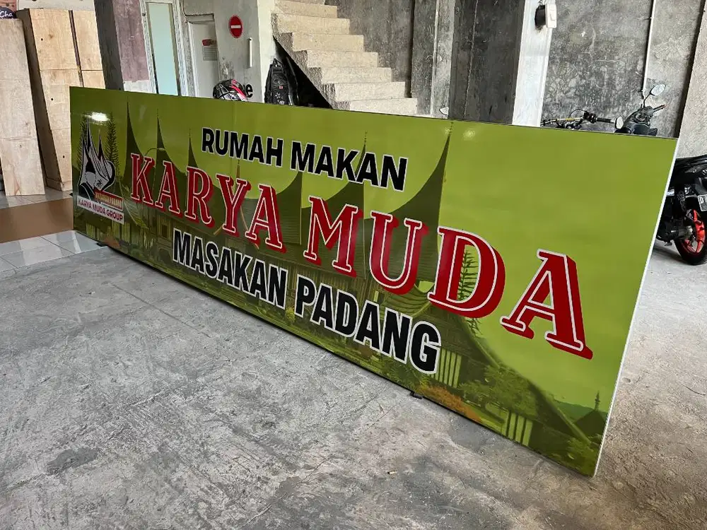 Papan Nama Billboard Outdoor, Neon Box, Huruf Timbul