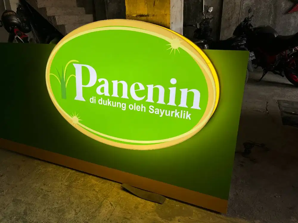 Neon Box Toko, Papan Nama, Huruf Timbul Akrilik