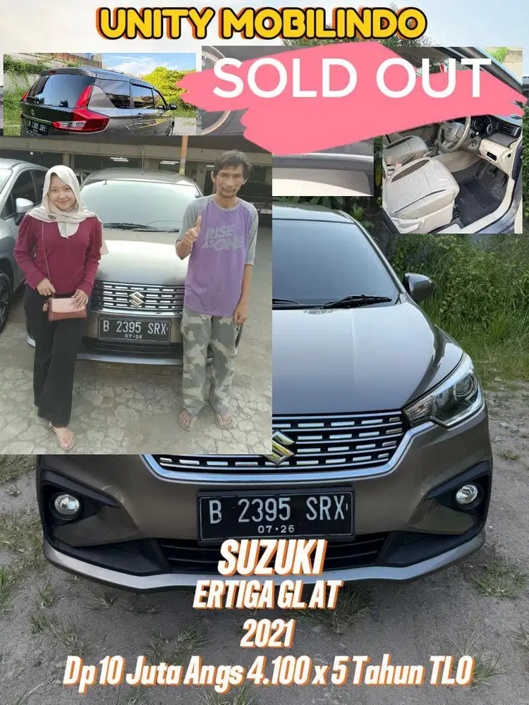 Suzuki ertiga GL at matic 2021 km low