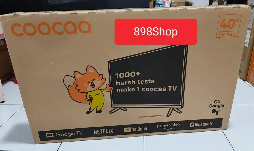 Coocaa TV 40 QLED Google TV Android FullHD Dolby Digital TV Resmi 3th
