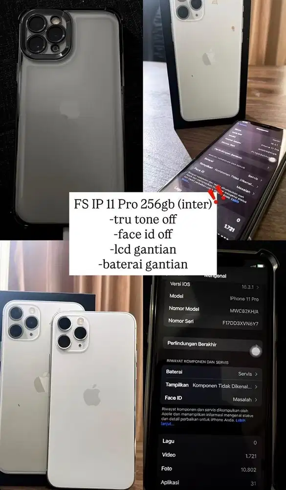 iphone 11 pro inter 256gb