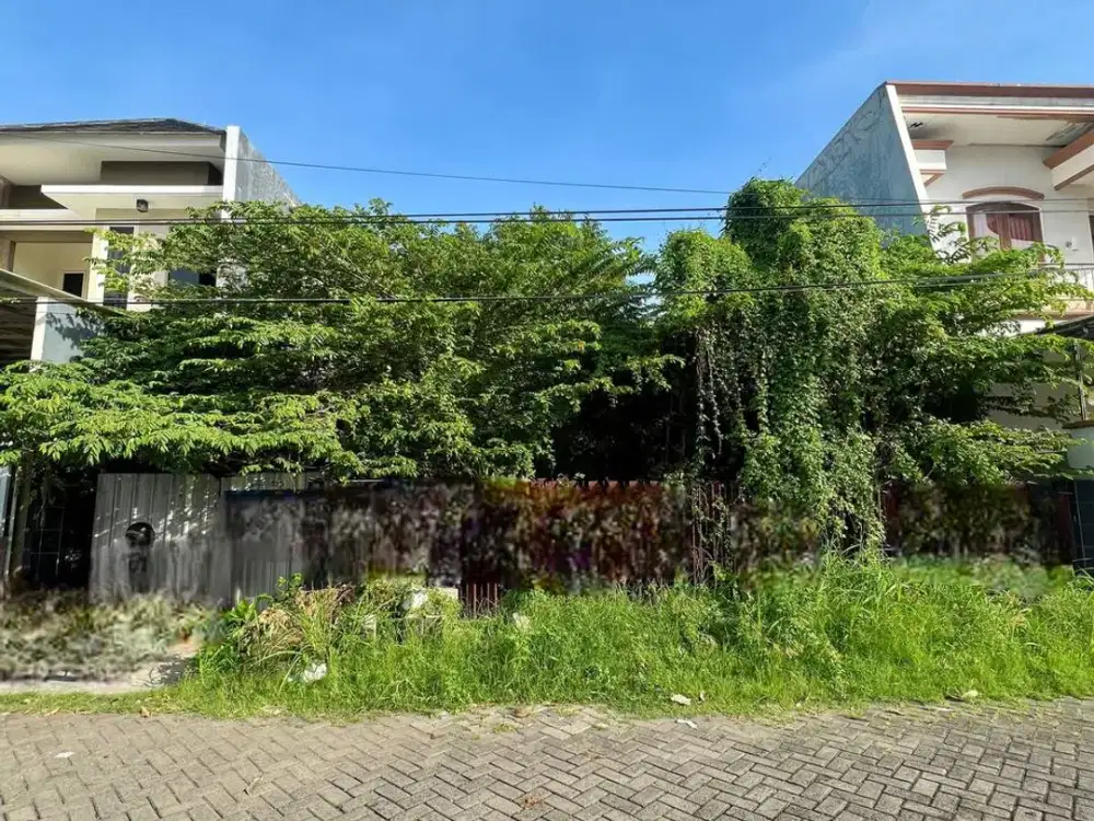 Tanah Kavling lebar 12 di Perumahan Manyar Tirtoyoso